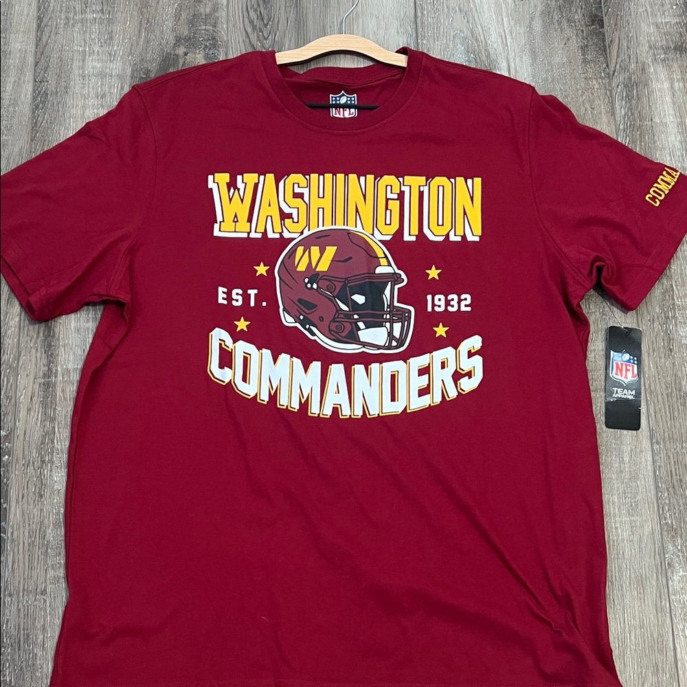 NFL Washington Commanders Burgundy Tee